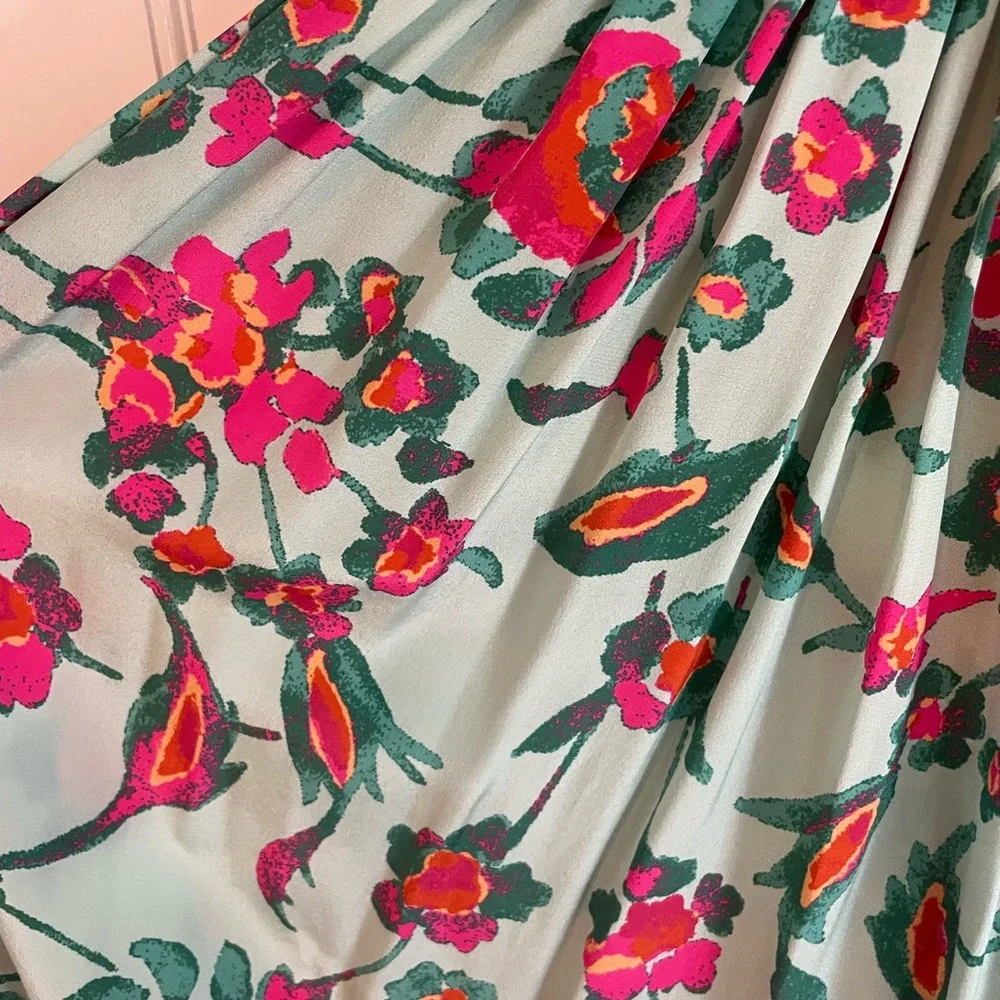 Tanya Taylor Size 2 Floral Dress - Picture 4 of 8